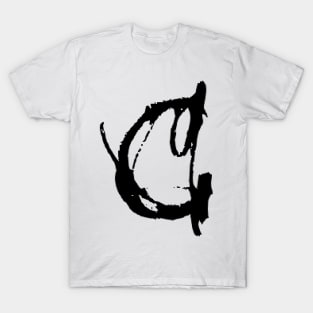 Dark and Gritty Letter C from the alphabet T-Shirt